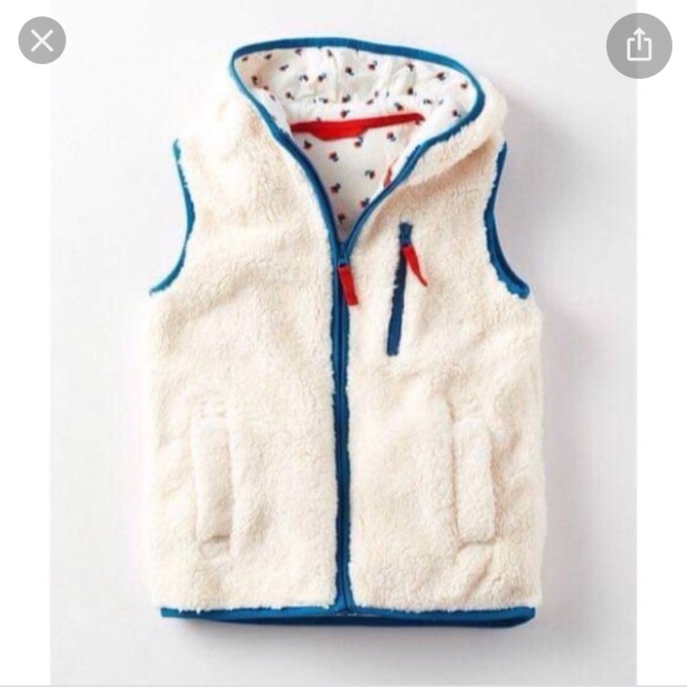 Mini Boden Sherpa Cozy Vest